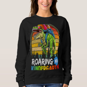 Roaring Kindergarten Dinosaur Back to School Boy K Sweatshirt
