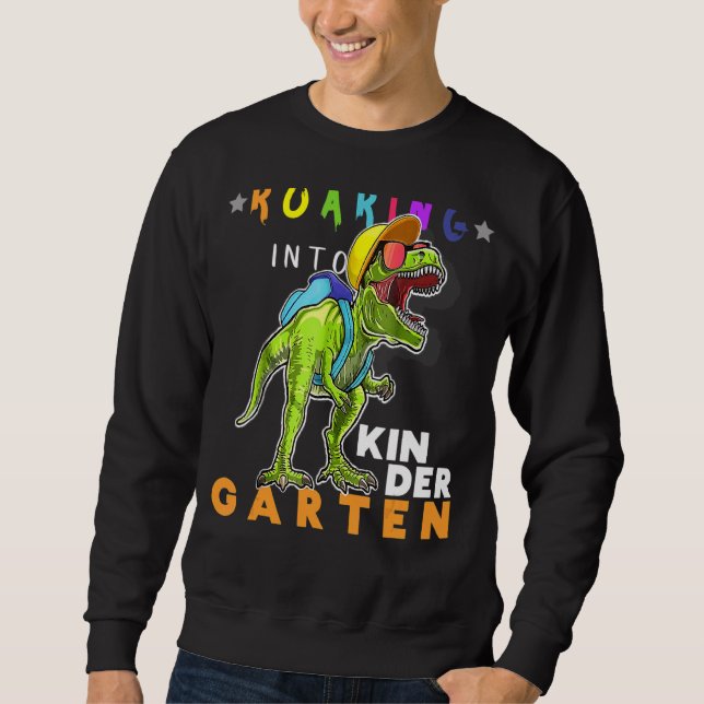 Roaring Kindergarten Dinosaur Rex Back To School 2 Sweatshirt (Front)