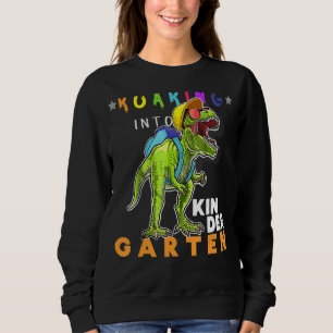 Roaring Kindergarten Dinosaur Rex Back To School 2 Sweatshirt