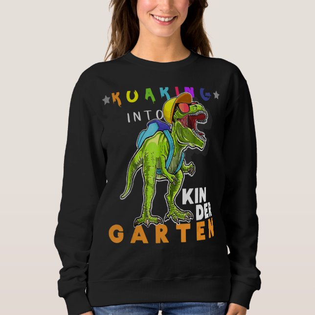 Roaring Kindergarten Dinosaur Rex Back To School 2 Sweatshirt (Front)