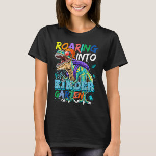 Roaring Kindergarten Dinosaur Rex Back to School B T-Shirt