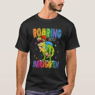 Roaring Kindergarten Dinosaur Rex Back To School B T-Shirt