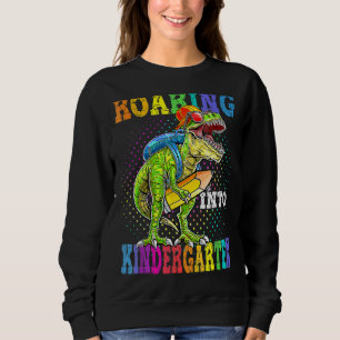 Roaring Kindergarten Dinosaur Rex Back To School Sweatshirt