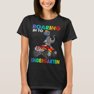 Roaring Kindergarten Dinosaur T Rex Back to School T-Shirt