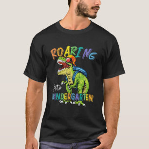 Roaring Kindergarten Dinosaur T Rex Back To School T-Shirt