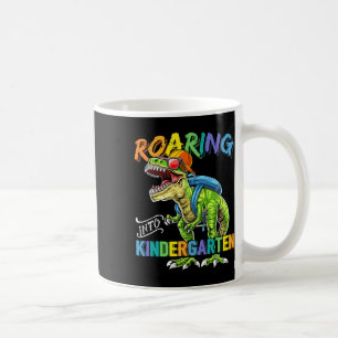 Roaring Kindergarten Dinosaur T Rex Ck To School B Coffee Mug