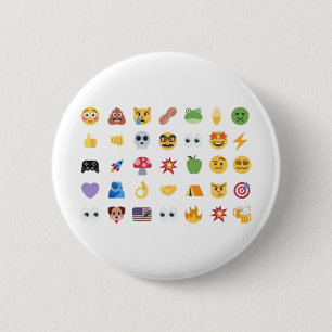 Roaring Kitty 35 Emoji Timeline GME MOASS DFV meme 6 Cm Round Badge
