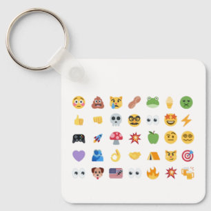 Roaring Kitty 35 Emoji Timeline GME MOASS DFV meme Key Ring