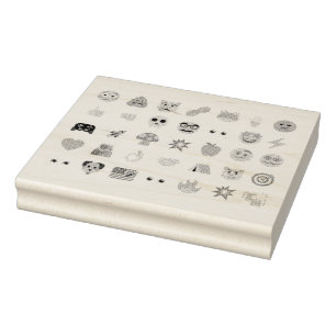 Roaring Kitty 35 Emoji Timeline GME MOASS DFV meme Rubber Stamp
