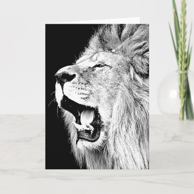 Roaring Lion Card (Front)