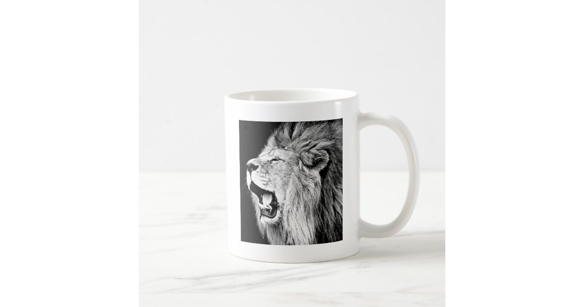 Hogg Lion Coffee Mug - 15 Oz Funny Ceramic Mug, "Chivalry Isn't Dead" Design For Adults