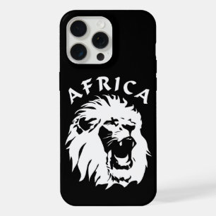 Roaring Lion Face Africa iPhone 15 Pro Max Case