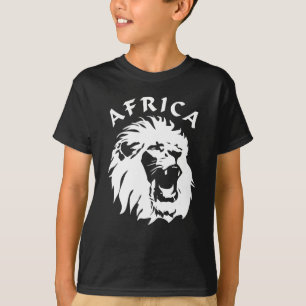 Roaring Lion Face Africa T-Shirt