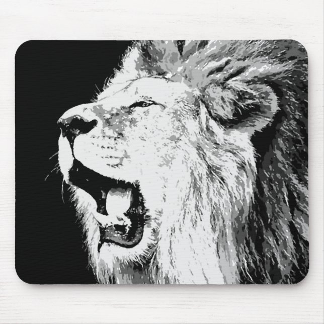 Roaring Lion Mouse Pad (Front)
