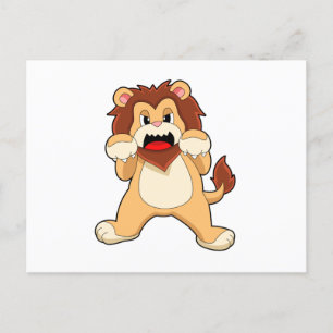 Roaring Lion.PNG Postcard