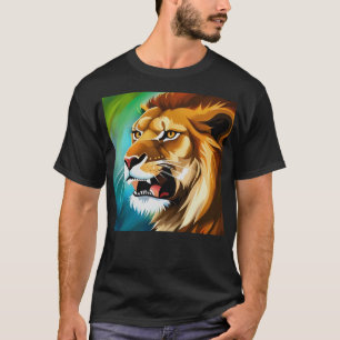 Roaring Lion Side Posed Portrait-57566 T-Shirt