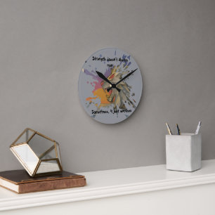 Roaring Lion Sunrise Papercut Wall Clock