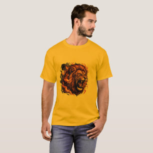 Roaring Lion T-Shirt – Fierce Power Graphi