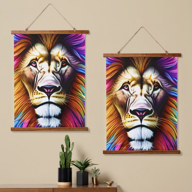 Roaring Majesty Hanging Tapestry (Asymmetrical)