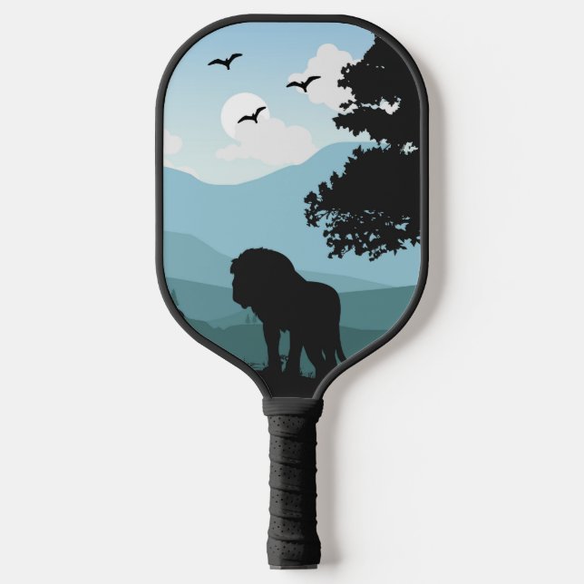 Roaring Majesty Lion Pickleball Paddles (Front)