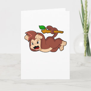 Roaring Monkey Card