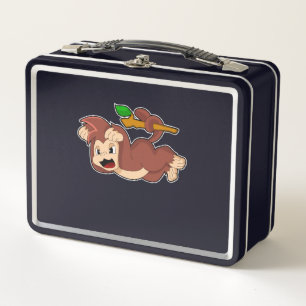 Roaring Monkey Metal Lunch Box
