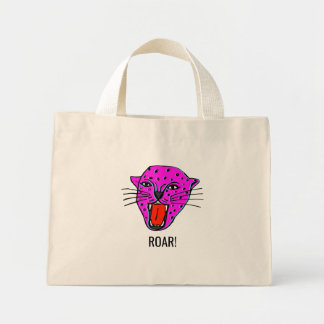 Roaring Panther Tote Bag – Bold Pop Art Style