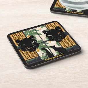 Roaring Pumas Hearts Coaster