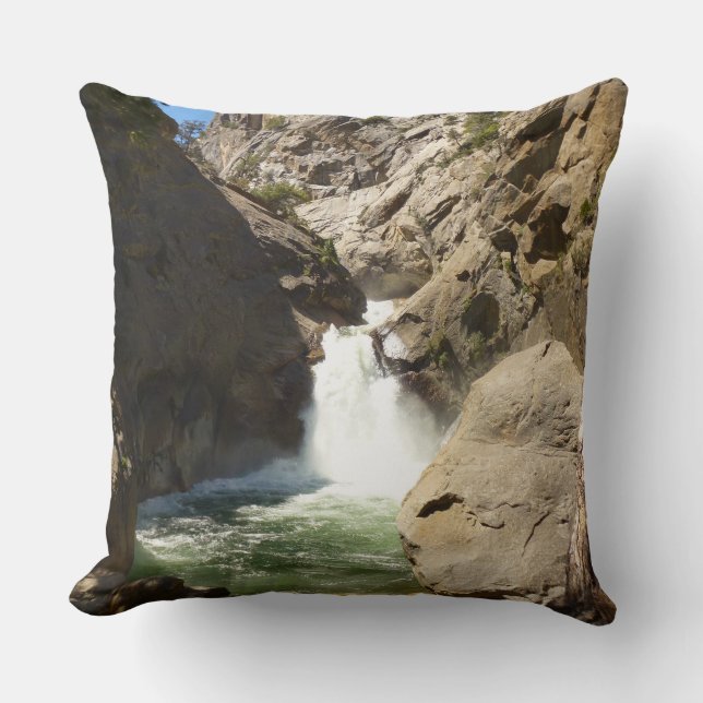 Roaring River Falls at Kings Canyon National Park Cushion (Front)