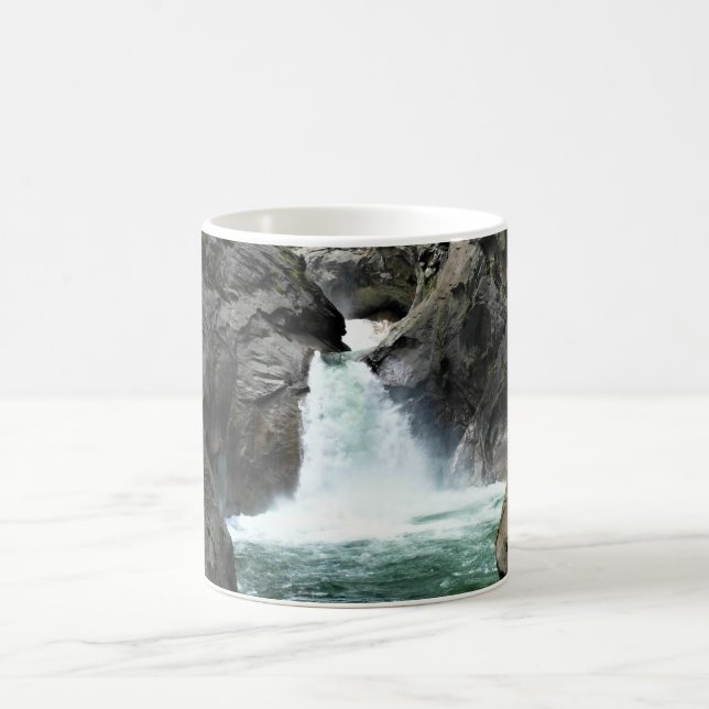 Roaring River Falls, King's Canyon, CA Coffee Mug (Center)
