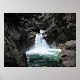Roaring River Falls, King's Canyon, CA Poster
