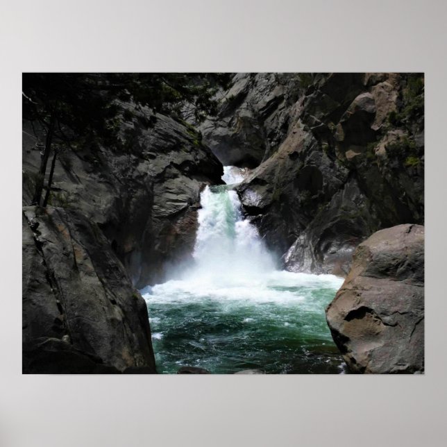 Roaring River Falls, King's Canyon, CA Poster (Front)