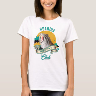Roaring Sundown Club Sabertooth Tiger T-Shirt