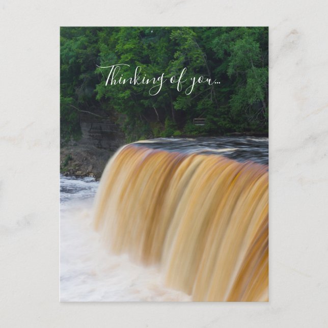 Roaring Tahquamenon Thinking Of You Postcard (Front)