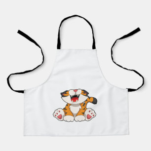 Roaring tiger apron