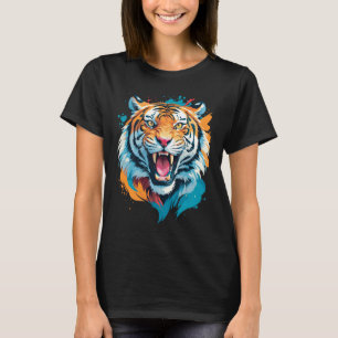 Roaring Tiger Face T-Shirt