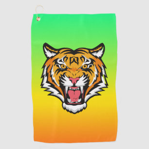 Roaring Tiger Head-25818 Golf Towel