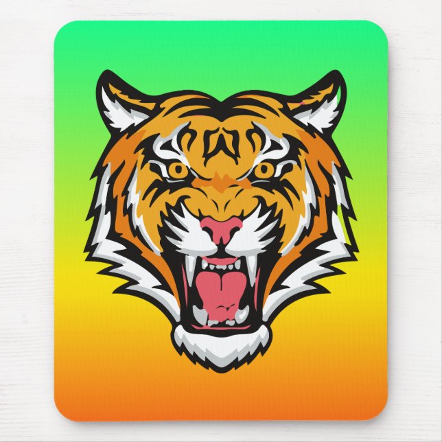 Roaring Tiger Head-25818 Mouse Pad (Front)