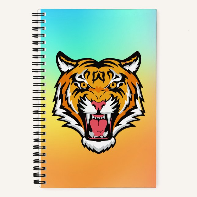 Roaring Tiger Head-25818 Notebook (Front)