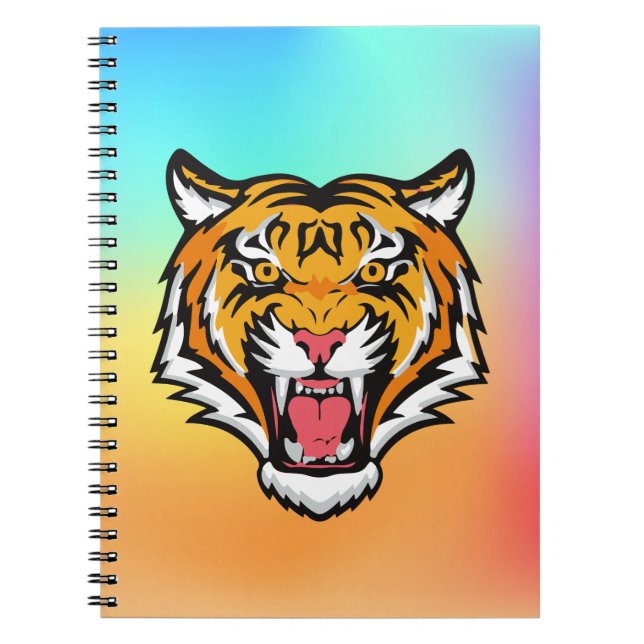 Roaring Tiger Head-25818 Notebook (Front)
