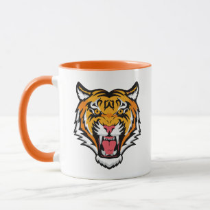 Roaring Tiger Head-25818 Travel Mug