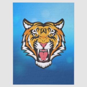 Roaring Tiger Head-25818 Travel Mug Tissue Paper