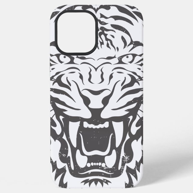 Roaring Tiger iPhone Case (Back)