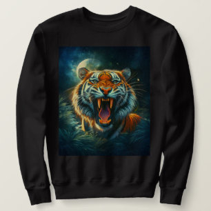 Roaring Tiger Moonlit Jungle Sweatshirt