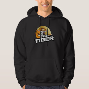 Roaring Tiger Plus Text Hoodie