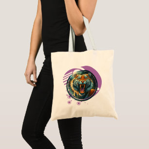 Roaring Tiger Tote Bag