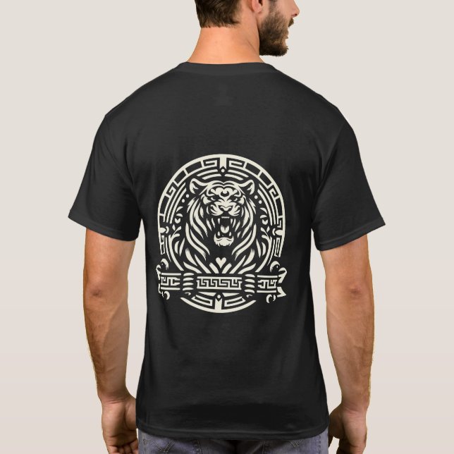 Roaring Tiger Tribal Graphic Tee (Back)