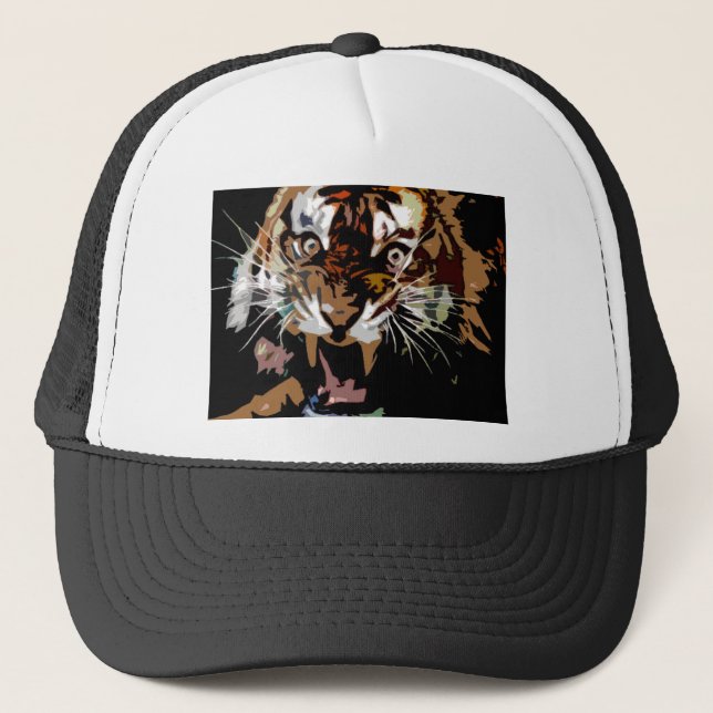 Roaring Tiger Trucker Hat (Front)