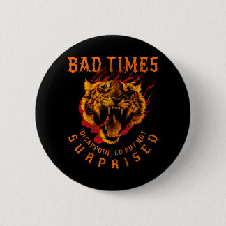 Roaring Tiger Year of 2022 6 Cm Round Badge