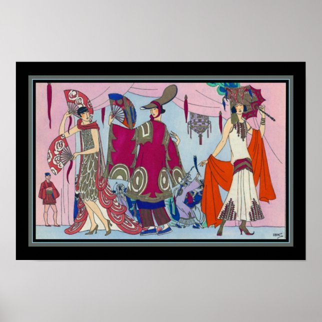 Roaring Twenties Art Deco Fashion Poster (Front)